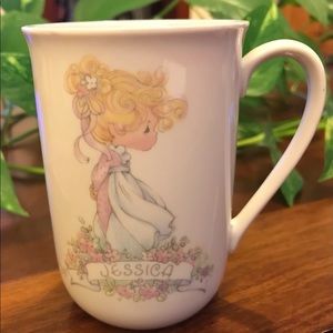 Vintage 1990 precious moments “Jessica” mug